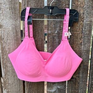Victoria's Secret Bare Lightly Lined Wireless Comfort Bra In Pink Sz S